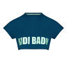 Abdominis Crop Move T-Shirt Damen-Petrol