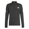 adi365 Zip  Laufshirt Herren-schwarz