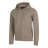 Tonal Core Zip Sweatjacke Herren - grau, braun