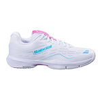 Babolat Padelschuhe Babolat Sensa Rise Women Padelschuh Damen-Weiß,Rot