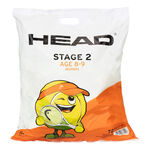 HEAD Tennisb&auml;lle HEAD Stage 2 Orange 72er Beutel
