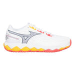Mizuno Tennisschuhe Mizuno Wave Enforce Tour 2 Sandplatzschuh Damen-Weiß,Hellblau