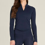 Wilson Longsleeve Wilson Baseline Half-Zip Longsleeve Damen-dunkelblau
