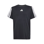 adidas Bekleidung adidas Training Essentials 3 Stripes T-Shirt Kinder-Schwarz,Wei&szlig;