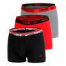 Everyday Stretch Trunk Boxer Short 3er Pack Herren - schwarz, rot