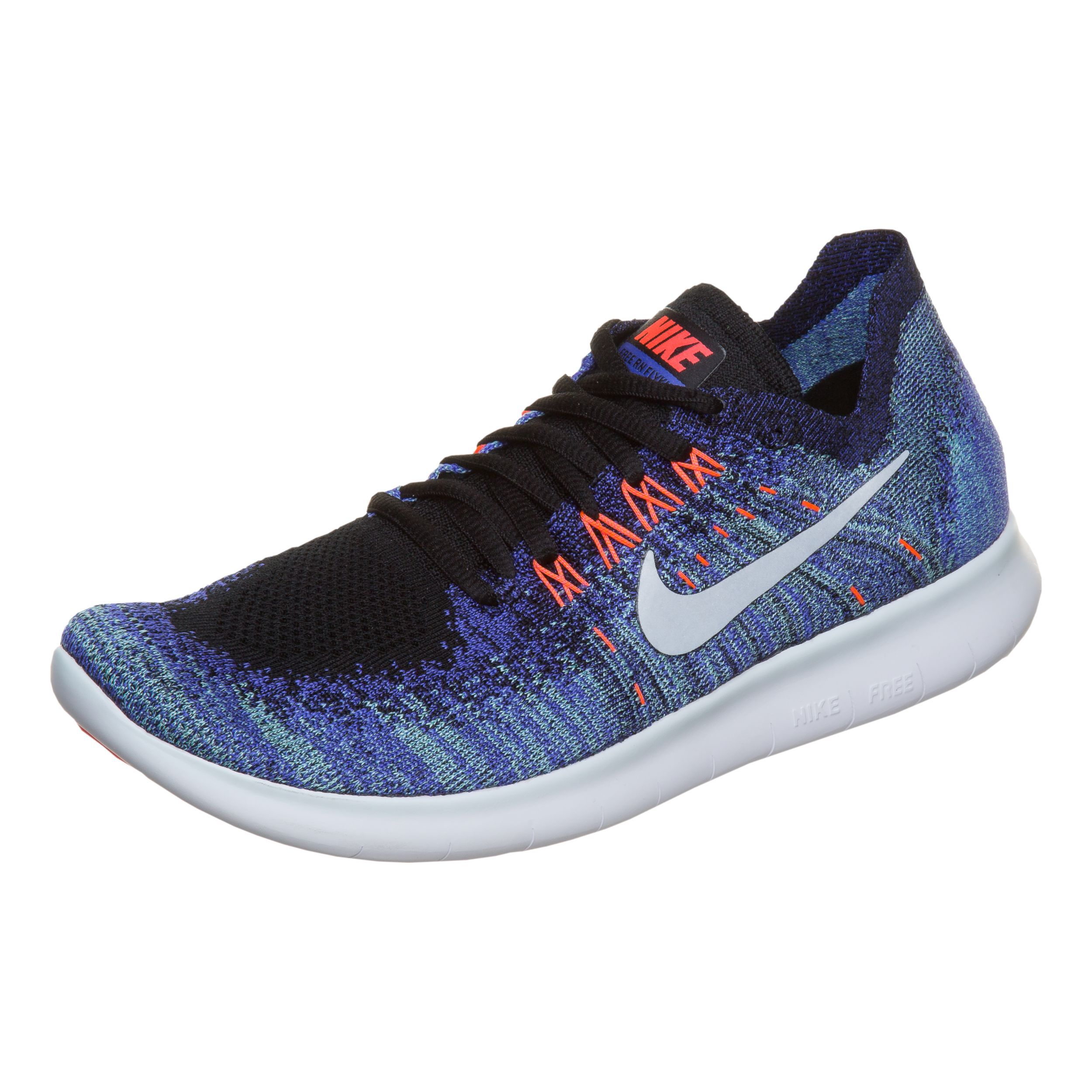 Nike Free Run Flyknit 2017 Fitnessschuh Damen Schwarz Blau online kaufen Tennis Point CH