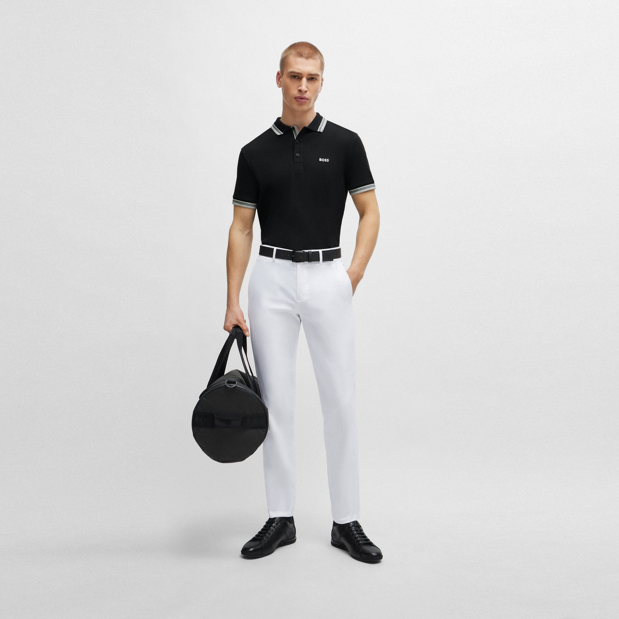 BOSS Paddy Polo Herren Schwarz online kaufen Tennis Point CH