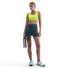 Swoosh Medium Sport-BH Damen - limette, weiß