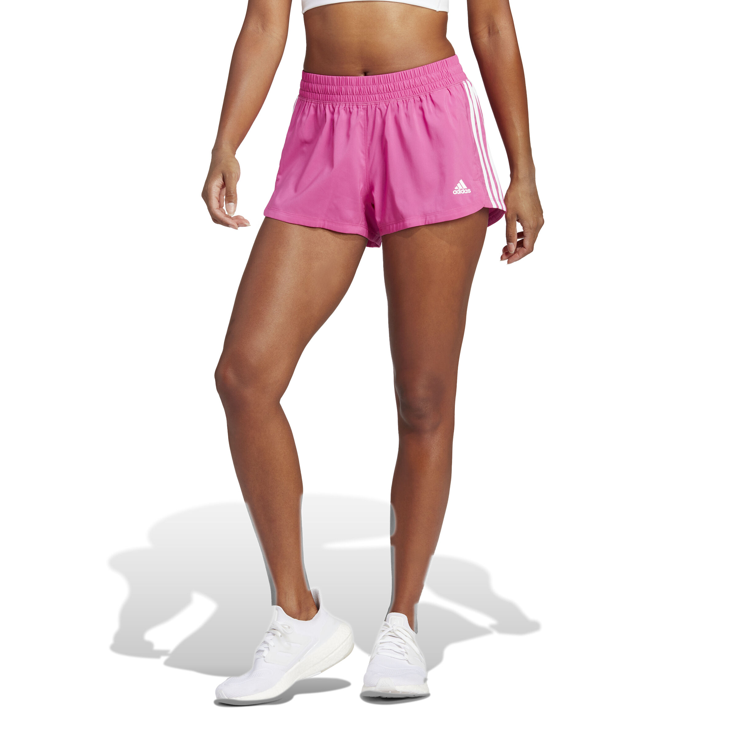 adidas Pacer 3 Streifen Woven Shorts Damen Pink WeiB online kaufen Tennis Point CH