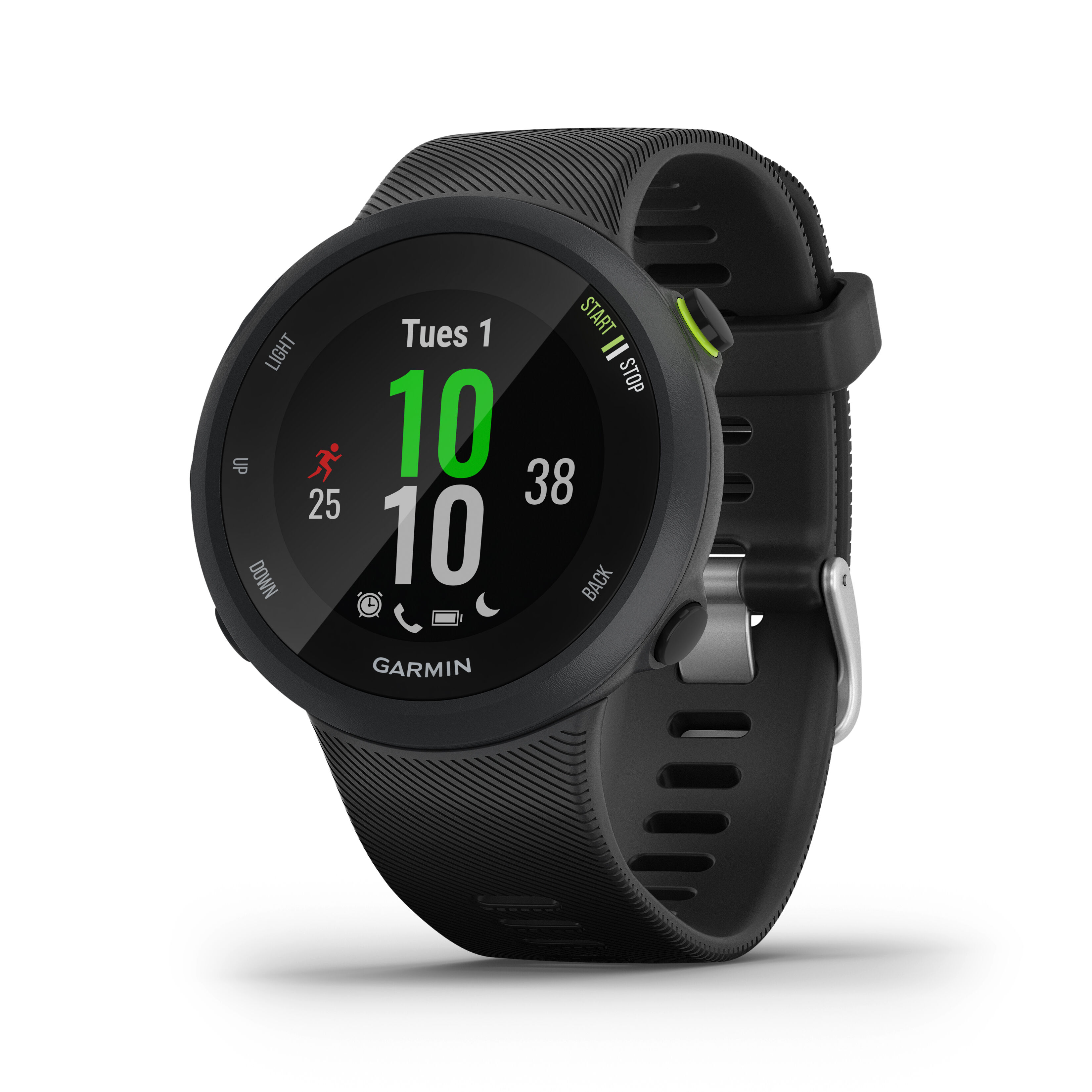 Forerunner 45 Large Pulsuhr Schwarz Neongr n