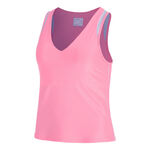Lucky in Love Bekleidung Lucky in Love Shimmer V-Neck Tank-Top Damen-Rosa