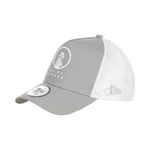 Quiet Please Bekleidung Quiet Please New Era Trucker Cap-Grau,Weiß
