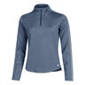 Therma-FIT One Half-Zip Laufshirt Damen-Blau,Wei&szlig;