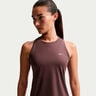 Swift Laufshirt Damen - braun, silber