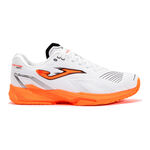 Joma Tennisschuhe Joma Electric Hartplatzschuh Herren - wei&szlig;, orange