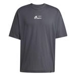 adidas Bekleidung adidas GFX Glob T-Shirt Herren-dunkelgrau