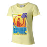 Happy Slam T-Shirt Damen-Gelb,Mehrfarbig