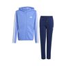 3Stripes Ft Trainingsanzug Jungen-Hellblau,Dunkelblau