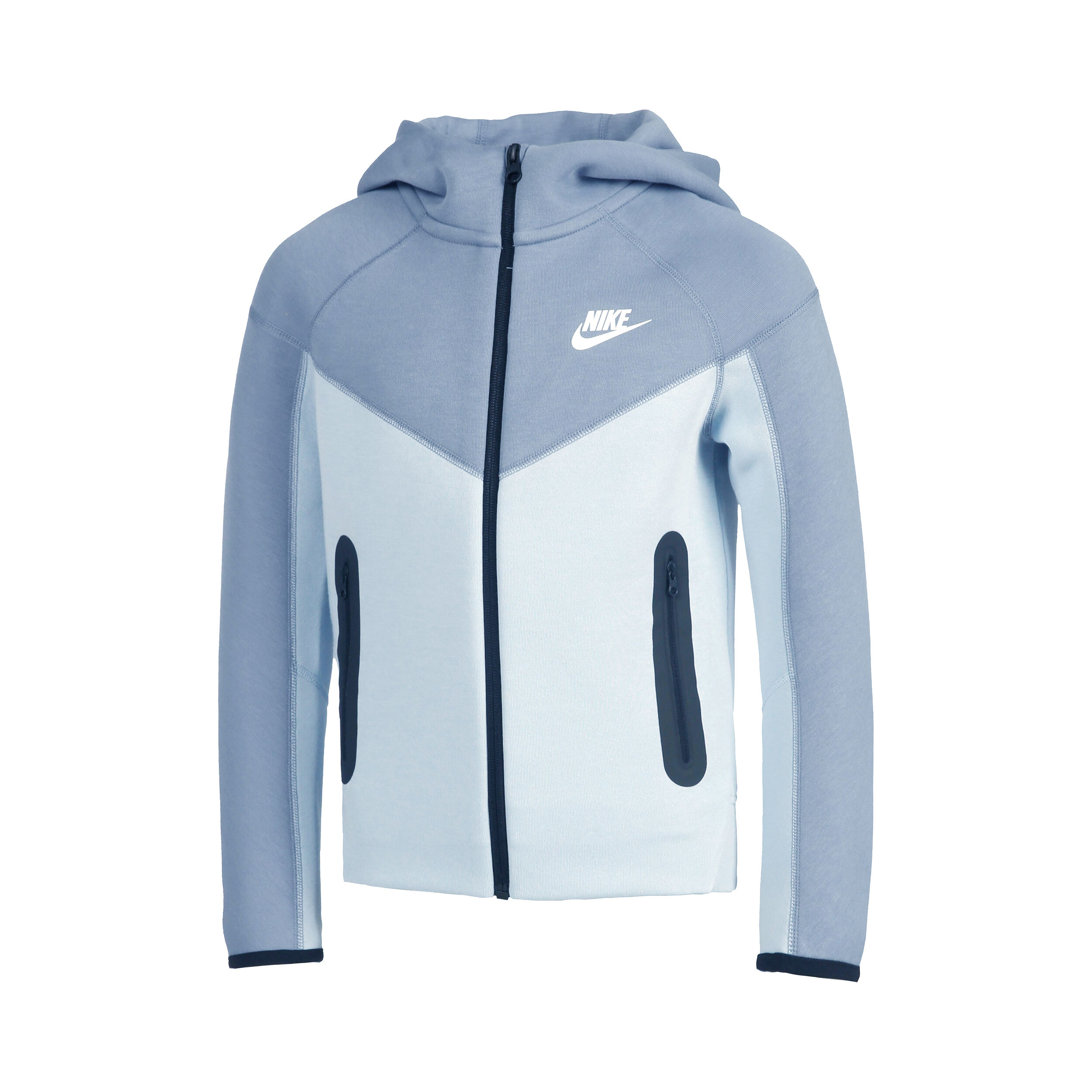 Nike Tech Fleece Full Zip Sweatjacke Jungen Hellblau Grau online kaufen Tennis Point CH