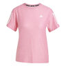  Own the Run Laufshirt Damen - pink, wei&szlig;
