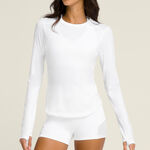 Wilson Longsleeve Wilson W All Day Long Sleeve Longsleeve -wei&szlig;