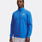 Under Armour Bekleidung Under Armour Armour Fleece 1/4 Zip Longsleeve Herren-Blau,Weiß