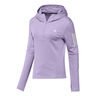 Own the Run Winter Half-Zip Laufshirt Damen-flieder