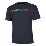 HEAD Bekleidung HEAD Rainbow T-Shirt Herren - blau, 