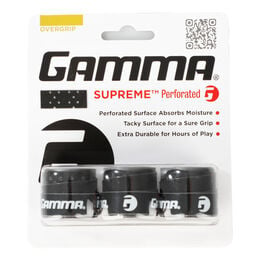 Gamma Übergriffband Supreme Perforated Overgrip 3er-Pack Weiß