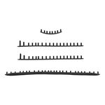 Tecnifibre Schl&auml;gerzubeh&ouml;r Tecnifibre T-Fight TF-40 16/19 &Ouml;senbandset-Schwarz