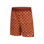 Nike Bekleidung Nike Court Dri-FIT Victory High Rise 9in All Over Print Shorts Herren-Orange,Braun