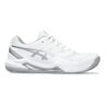 Gel-Dedicate 8 CLY Sandplatzschuh Damen-Weiß,Silber