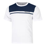 Sergio Tacchini T-Shirt Sergio Tacchini Riflesso PL T-Shirt Herren - wei&szlig;, dunkelblau