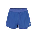Racket Roots Bekleidung Racket Roots Teamline 2in1 Ballshorts Damen-Blau