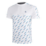 Original Penguin Bekleidung Original Penguin Performance Tennis Ball T-Shirt Herren-Wei&szlig;