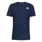 adidas Tennisbekleidung adidas Freelift Tee T-Shirt - dunkelblau, wei&szlig;