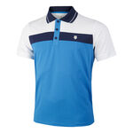 K-Swiss Bekleidung K-Swiss Core Team Block Polo Herren-Blau,Weiß