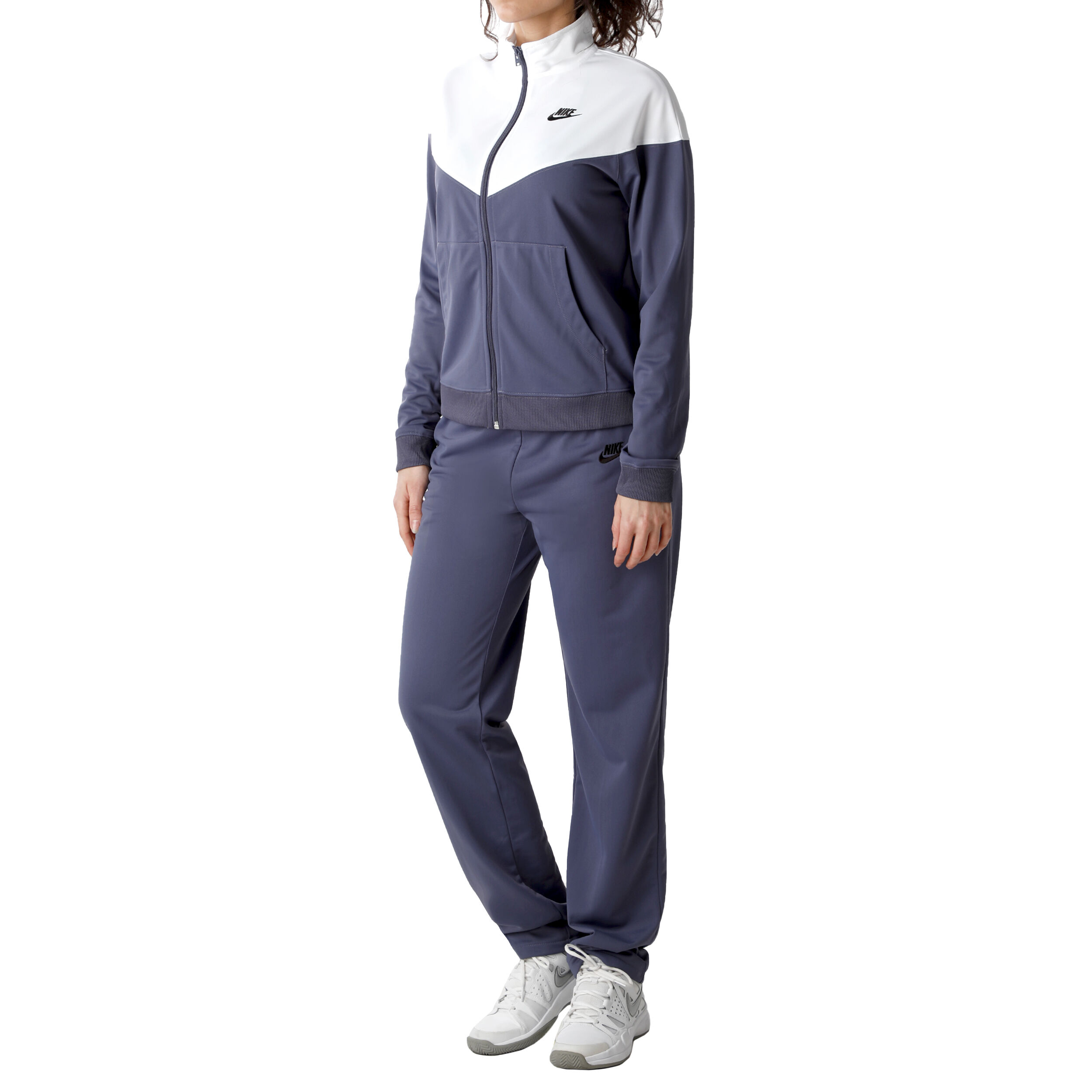 Nike Sportswear Trainingsanzug Damen - Blau, Weiß online ...