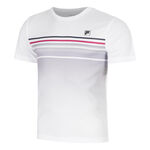 Fila Bekleidung Fila Miguel T-Shirt Herren-Wei&szlig;,Flieder
