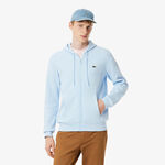 Lacoste Sweatshirt Lacoste Core Lifestyle Zip Sweatjacke Herren-Hellblau