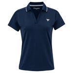 Tecnifibre Polo Tecnifibre W. TEAM TECH POLOWHITE Polo Damen-dunkelblau