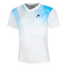 Topspin T-Shirt Herren-Wei&szlig;,Hellblau