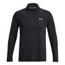 Seamless Stride 1/4 Zip Longsleeve Herren-Schwarz