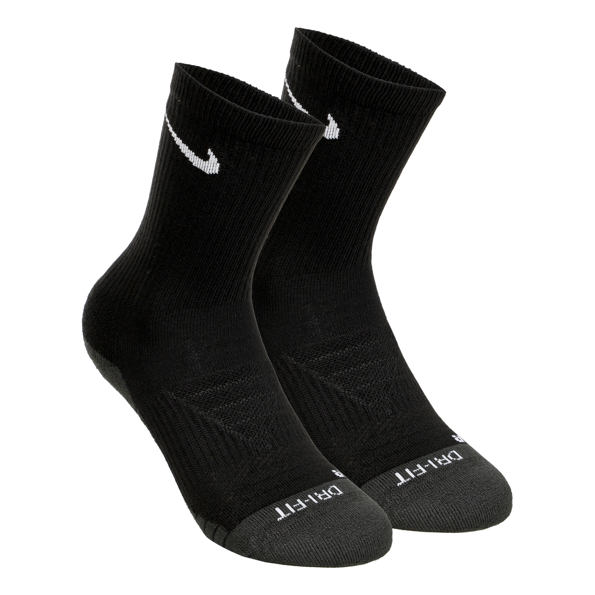 Nike Dry Cushion Crew Sportsocken 3er Pack Schwarz WeiB online kaufen Tennis Point CH