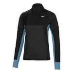 Mizuno Bekleidung Mizuno Hybrid Longsleeve Damen-Schwarz