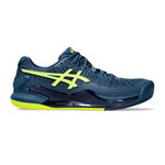 ASICS Tennisschuhe ASICS Gel-Resolution 9 Sandplatzschuh Herren - blau, gelb