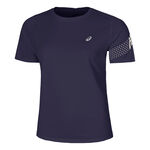 ASICS Bekleidung ASICS Icon Laufshirt Damen-Dunkelblau