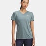 Tech Twist T-Shirt Damen - blaugrau, 