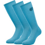 BIDI BADU Bekleidung BIDI BADU Matayo Crew Tech Sportsocken 3er Pack-Türkis,Dunkelblau