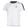 Elias T-Shirt Herren-Weiß,Dunkelblau